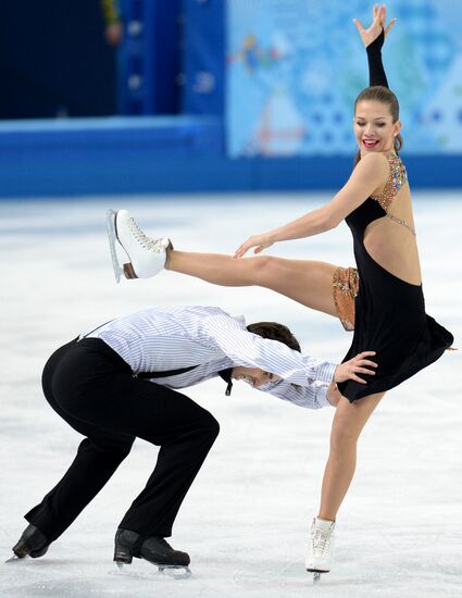 2014 Winter Olympics. Figure skating. Ice dance. Short program