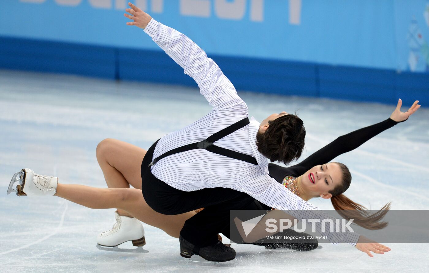 2014 Winter Olympics. Figure skating. Ice dance. Short program