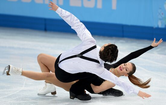 2014 Winter Olympics. Figure skating. Ice dance. Short program