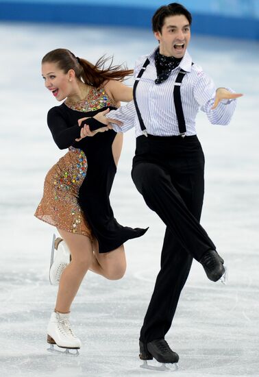 2014 Winter Olympics. Figure skating. Ice dance. Short program