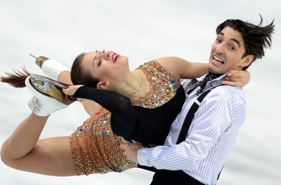 2014 Winter Olympics. Figure skating. Ice dance. Short program