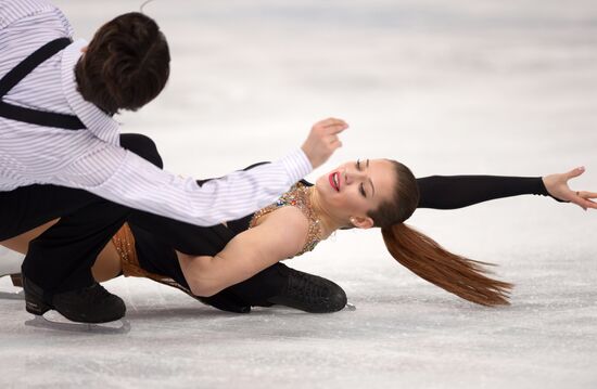 2014 Winter Olympics. Figure skating. Ice dance. Short program