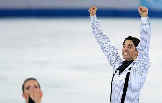 2014 Winter Olympics. Figure skating. Ice dance. Short program