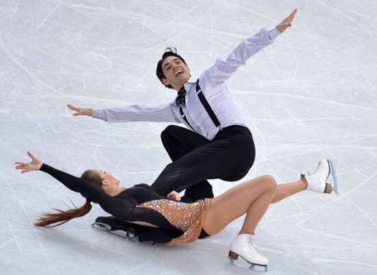 2014 Winter Olympics. Figure skating. Ice dance. Short program