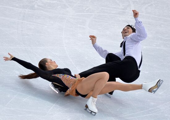 2014 Winter Olympics. Figure skating. Ice dance. Short program