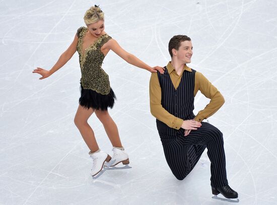 2014 Winter Olympics. Figure skating. Ice dance. Short program