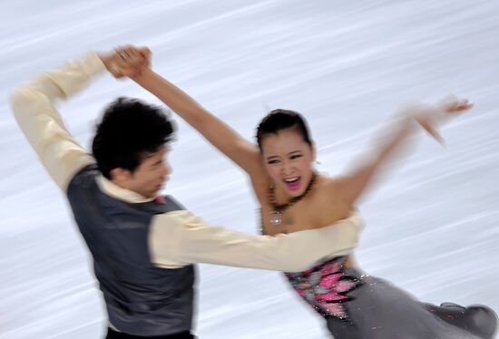 2014 Winter Olympics. Figure skating. Ice dance. Short program