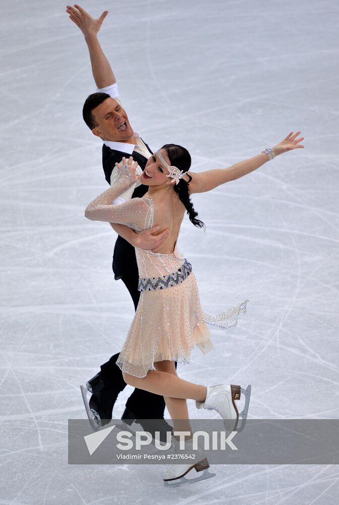 2014 Winter Olympics. Figure skating. Ice dance. Short program