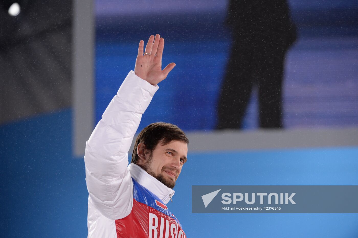 2014 Winter Olympics. Medal ceremony. Day Nine