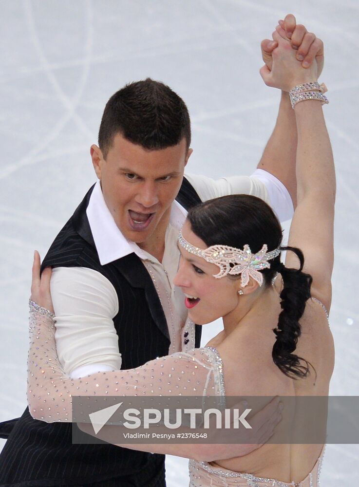 2014 Winter Olympics. Figure skating. Ice dance. Short program