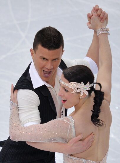 2014 Winter Olympics. Figure skating. Ice dance. Short program