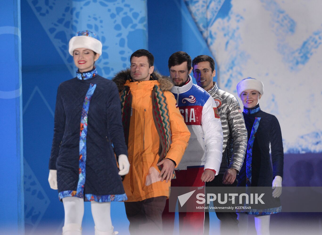 2014 Winter Olympics. Medal ceremony. Day Nine