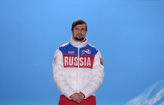 2014 Winter Olympics. Medal ceremony. Day Nine