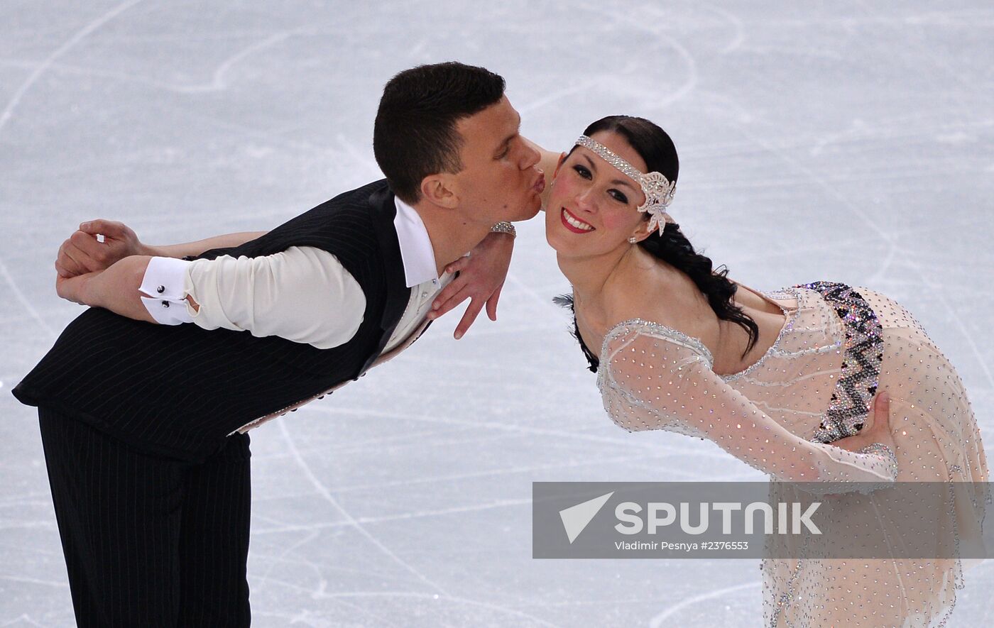 2014 Winter Olympics. Figure skating. Ice dance. Short program