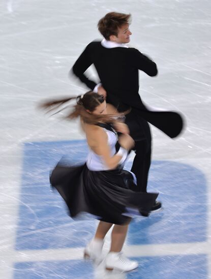 2014 Winter Olympics. Figure skating. Ice dance. Short program