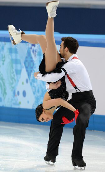 2014 Winter Olympics. Figure skating. Ice dance. Short program