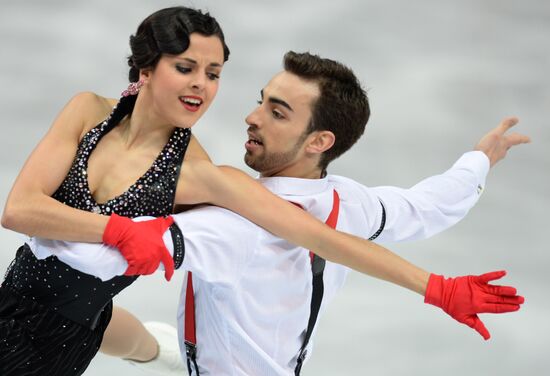 2014 Winter Olympics. Figure skating. Ice dance. Short program