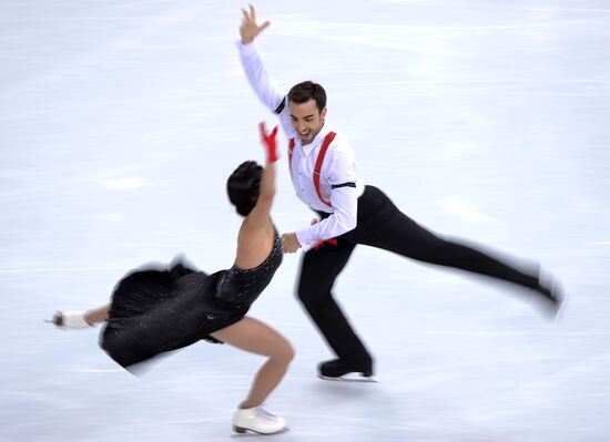 2014 Winter Olympics. Figure skating. Ice dance. Short program