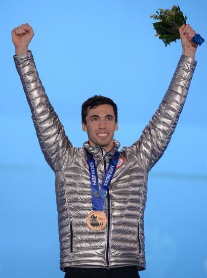 2014 Winter Olympics. Medal ceremony. Day Nine