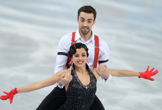 2014 Winter Olympics. Figure skating. Ice dance. Short program