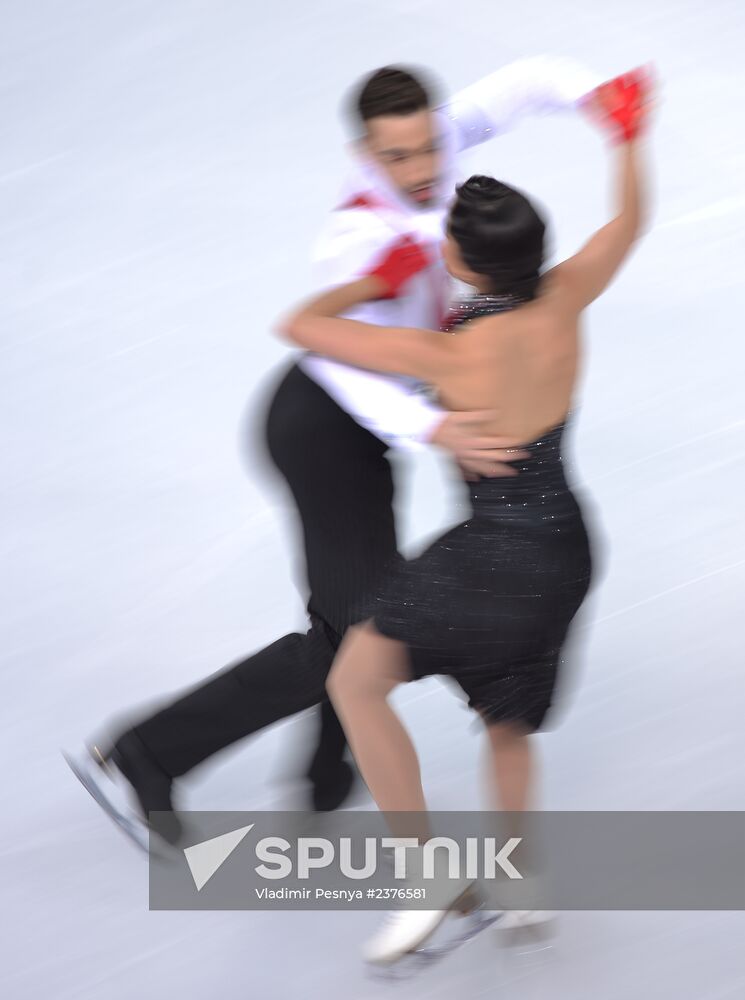 2014 Winter Olympics. Figure skating. Ice dance. Short program