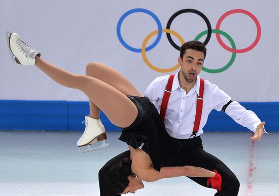 2014 Winter Olympics. Figure skating. Ice dance. Short program