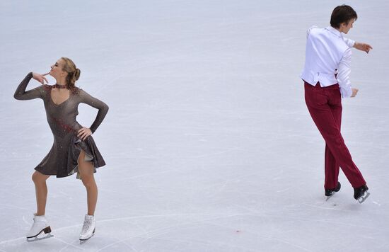 2014 Winter Olympics. Figure skating. Ice dance. Short program