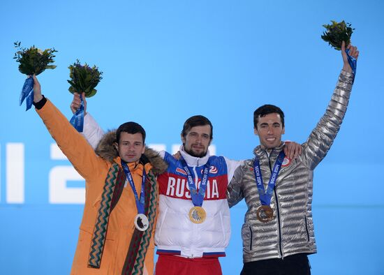 2014 Winter Olympics. Medal ceremony. Day Nine