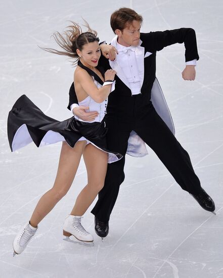 2014 Winter Olympics. Figure skating. Ice dance. Short program