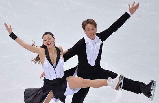 2014 Winter Olympics. Figure skating. Ice dance. Short program