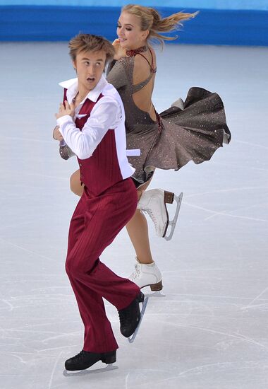 2014 Winter Olympics. Figure skating. Ice dance. Short program