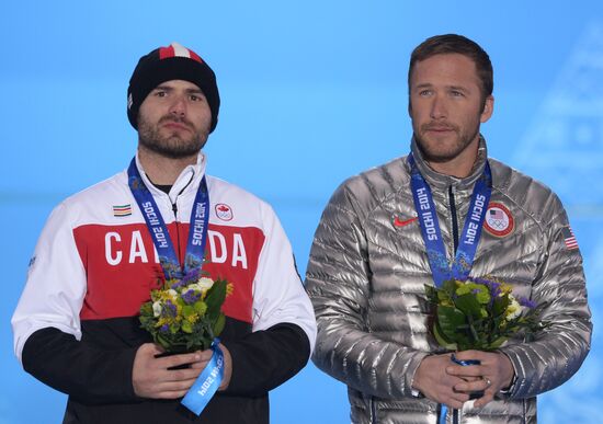 2014 Winter Olympics. Medal ceremony. Day Nine