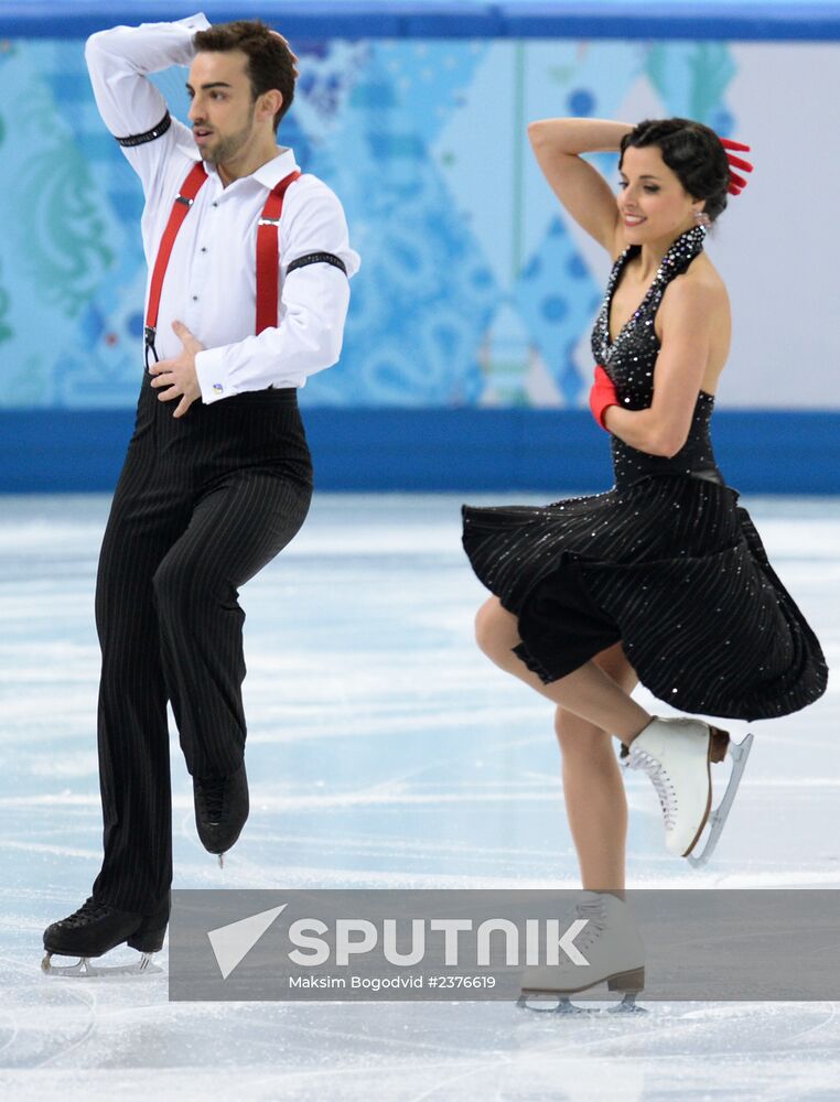 2014 Winter Olympics. Figure skating. Ice dance. Short program