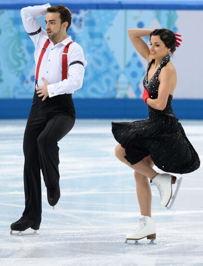 2014 Winter Olympics. Figure skating. Ice dance. Short program