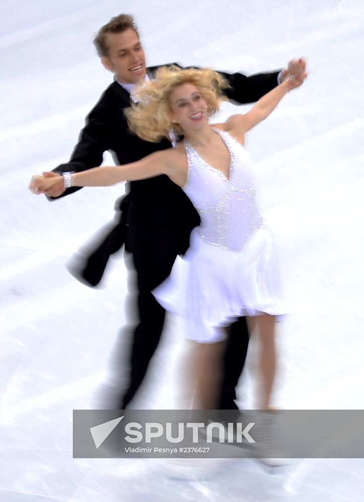 2014 Winter Olympics. Figure skating. Ice dance. Short program