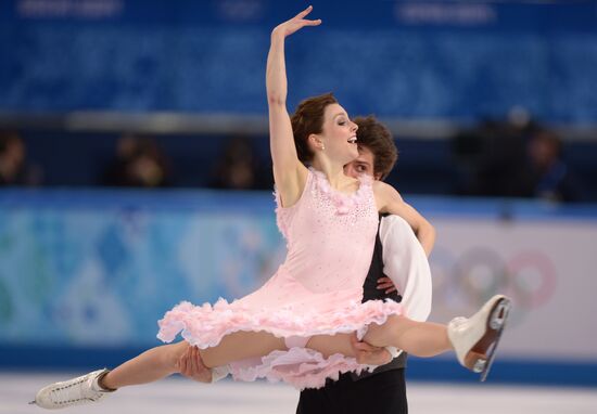 2014 Winter Olympics. Figure skating. Ice dance. Short program