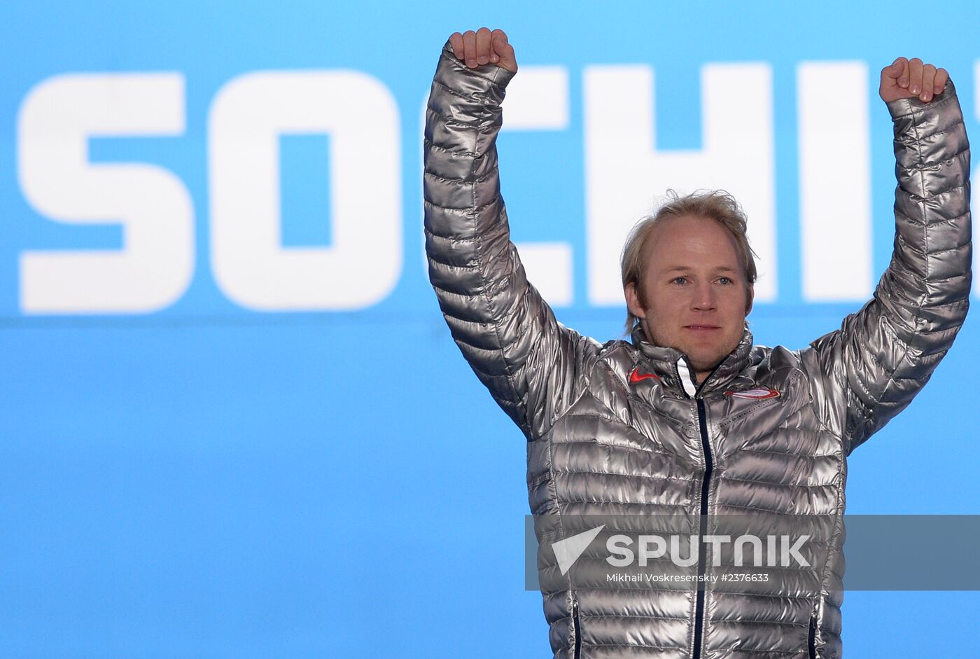 2014 Winter Olympics. Medal ceremony. Day Nine