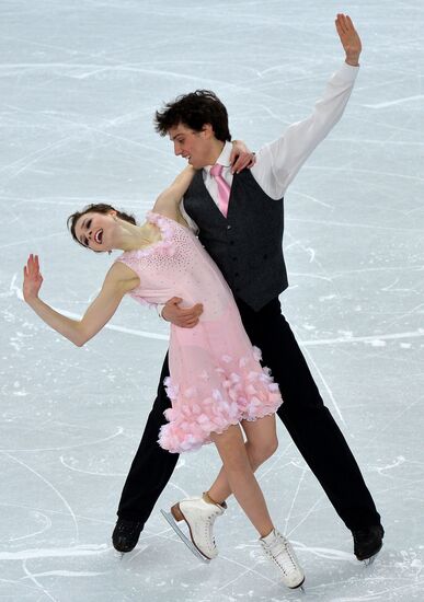 2014 Winter Olympics. Figure skating. Ice dance. Short program