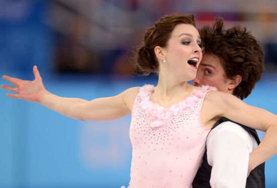 2014 Winter Olympics. Figure skating. Ice dance. Short program