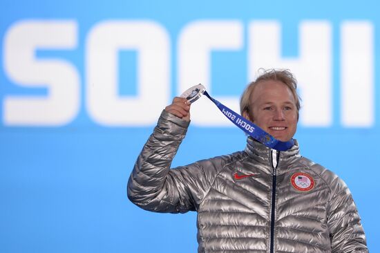 2014 Winter Olympics. Medal ceremony. Day Nine