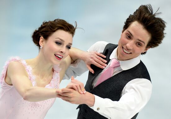 2014 Winter Olympics. Figure skating. Ice dance. Short program