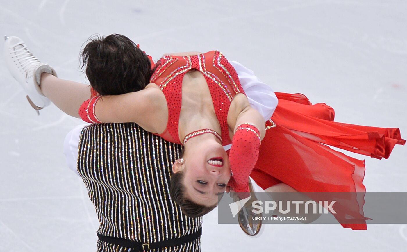 2014 Winter Olympics. Figure skating. Ice dance. Short program