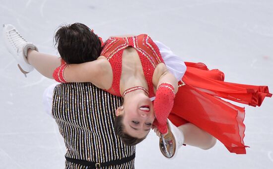 2014 Winter Olympics. Figure skating. Ice dance. Short program