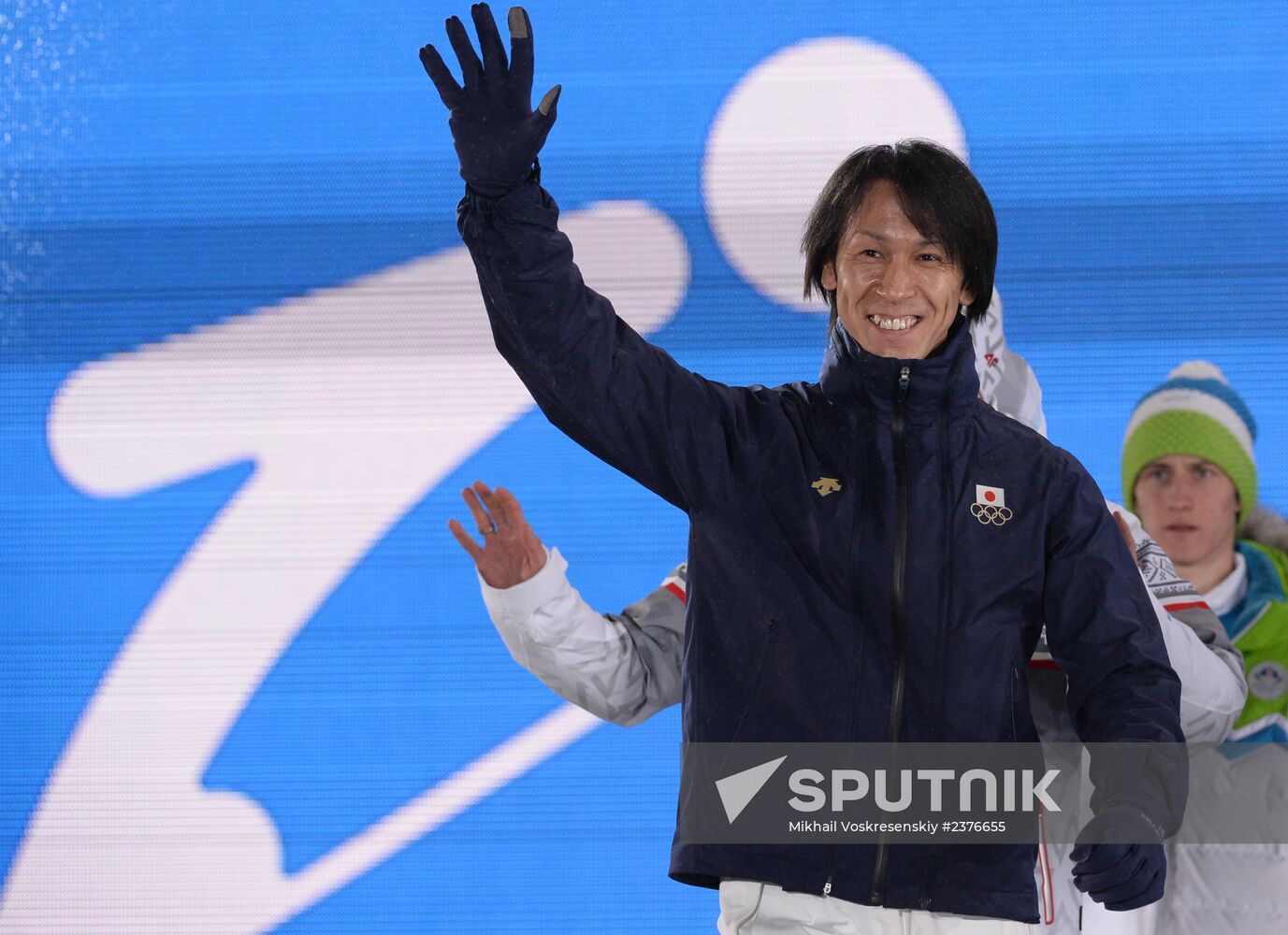 2014 Winter Olympics. Medal ceremony. Day Nine