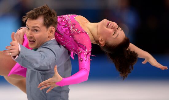 2014 Winter Olympics. Figure skating. Ice dance. Short program