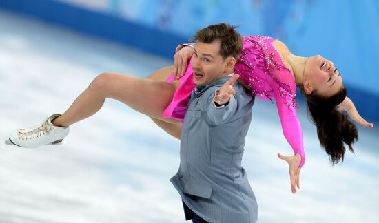 2014 Winter Olympics. Figure skating. Ice dance. Short program