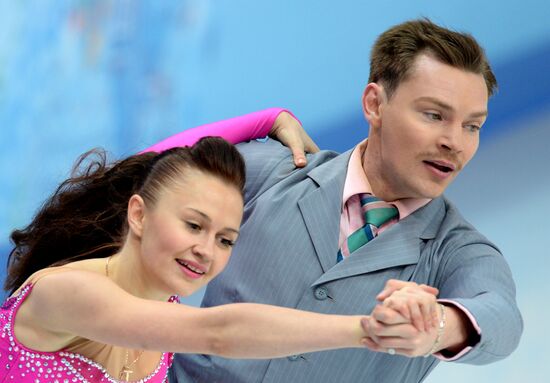 2014 Winter Olympics. Figure skating. Ice dance. Short program