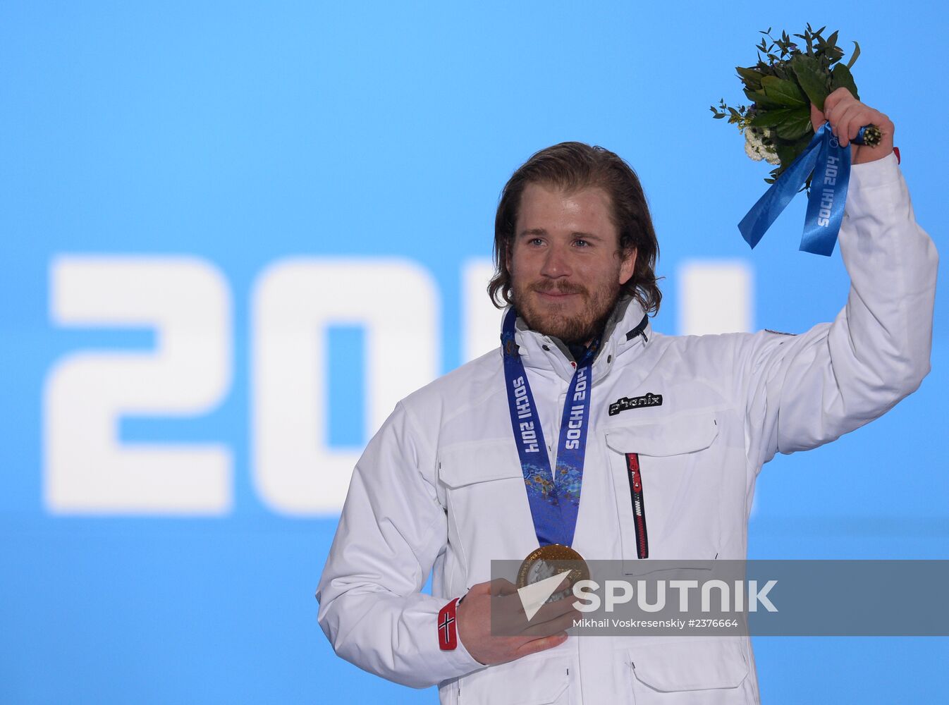 2014 Winter Olympics. Medal ceremony. Day Nine