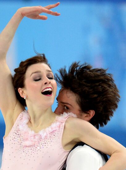 2014 Winter Olympics. Figure skating. Ice dance. Short program