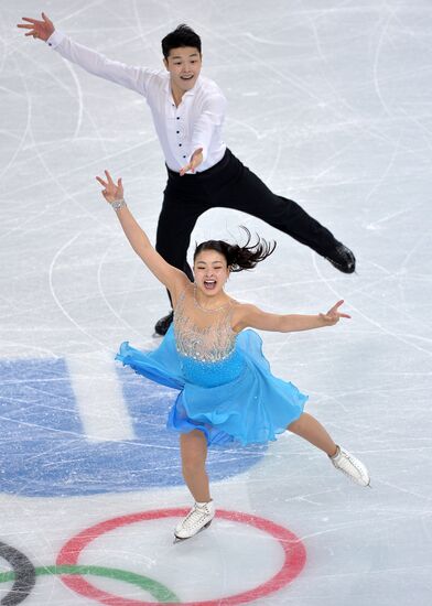 2014 Winter Olympics. Figure skating. Ice dance. Short program